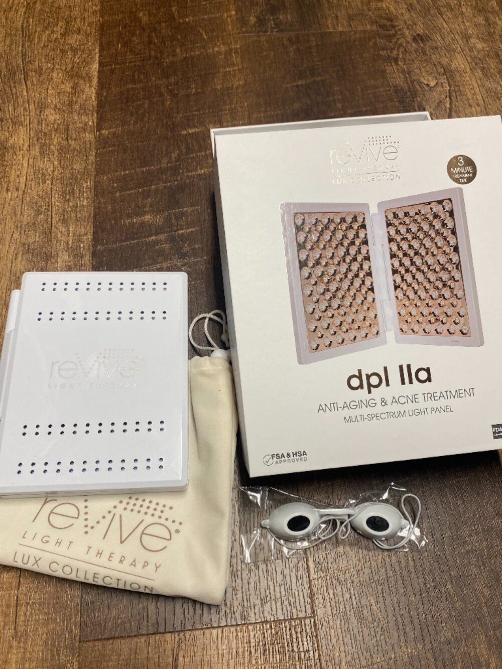 reVive Lux Collection dpl IIa LED Light Therapy Panel Complete Set